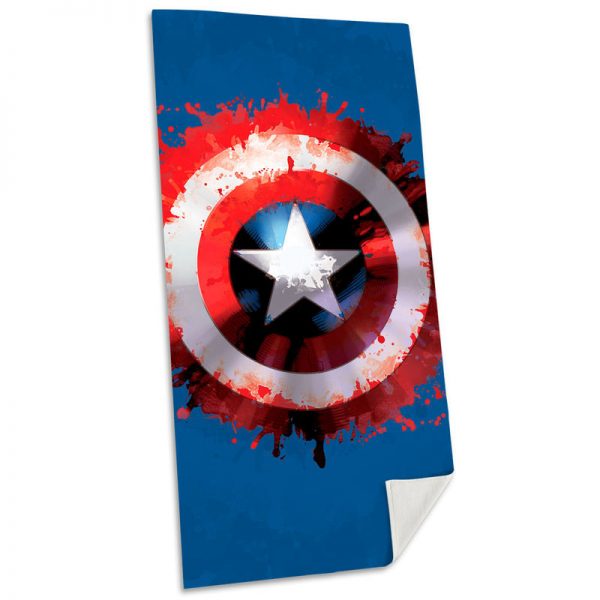 Captain America Serviette de plage en coton