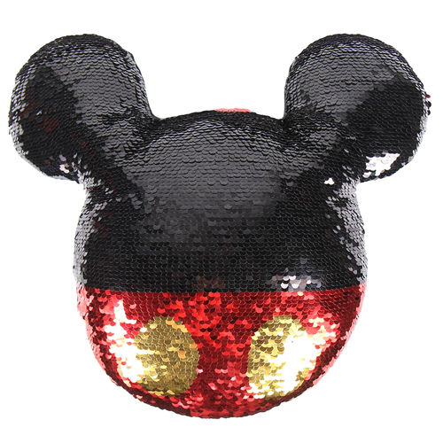 Coussin Mickey paillettes Disney