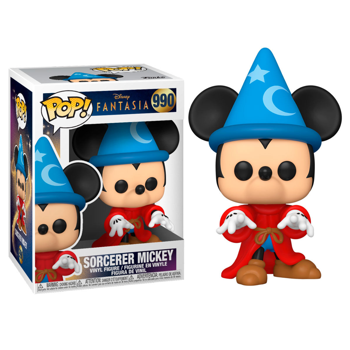 Figurine POP Disney Fantasia Sorcier Mickey - Magic Heroes