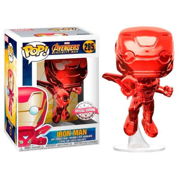 Figurine POP Marvel Avengers Infinity War Iron Man Rouge Exclusive