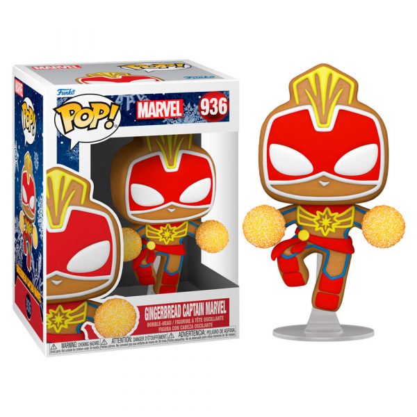 Figurine POP Marvel Holiday Captain Marvel
