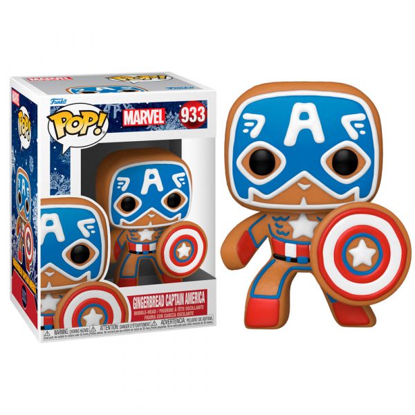 Figurine POP Marvel Holiday Captain America