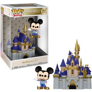 Figurine POP Disney World 50ème Château Et Mickey Mouse