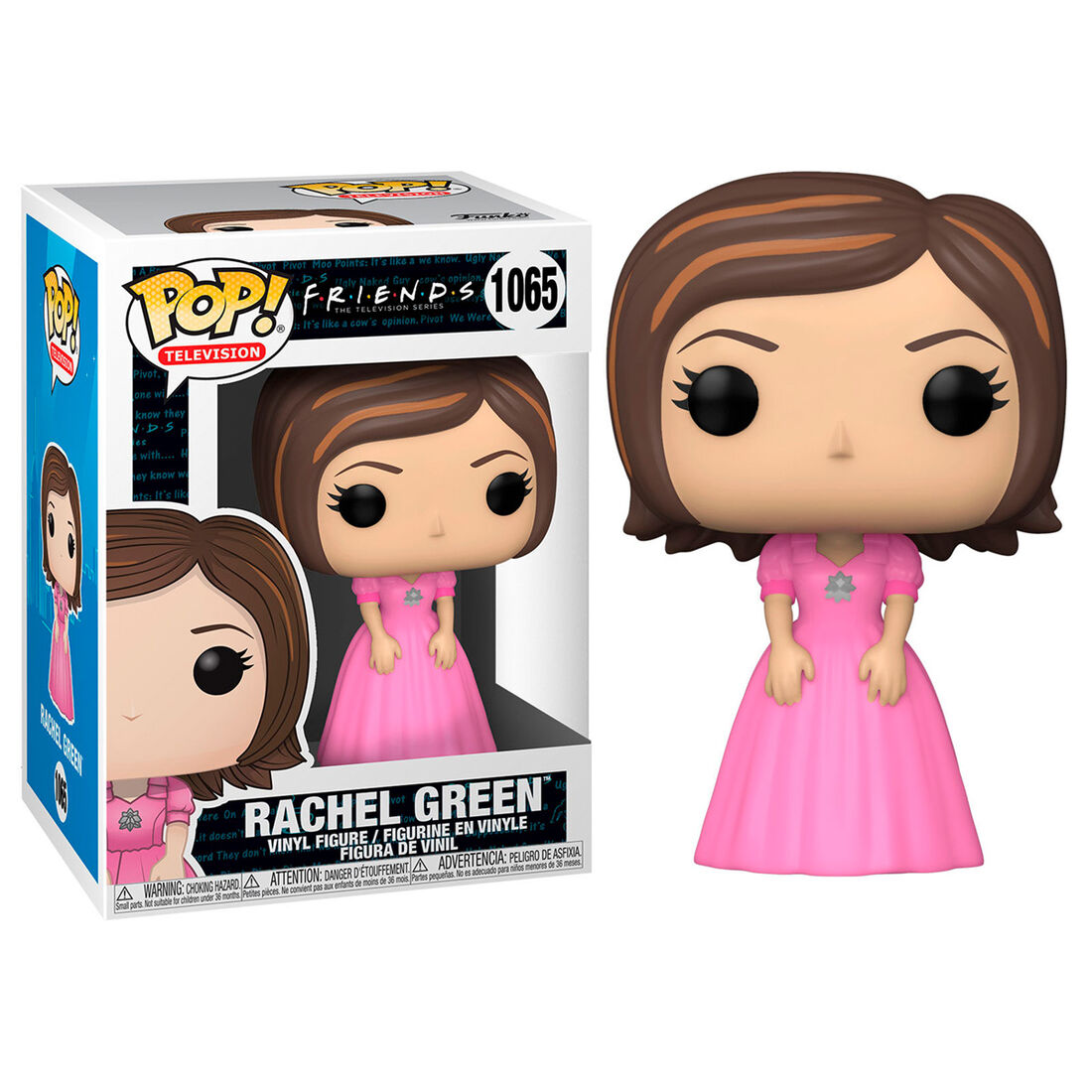 Figurine POP Friends Rachel en robe rose - Magic Heroes