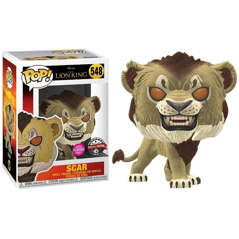Figurine POP Disney Le Roi Lion Scar Flocked Exclusivité - Magic Heroes