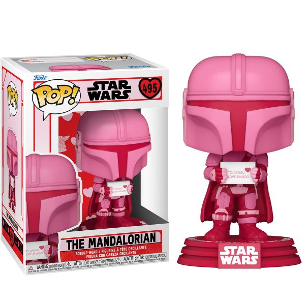 Figurine POP Star Wars Valentines Mandalorien
