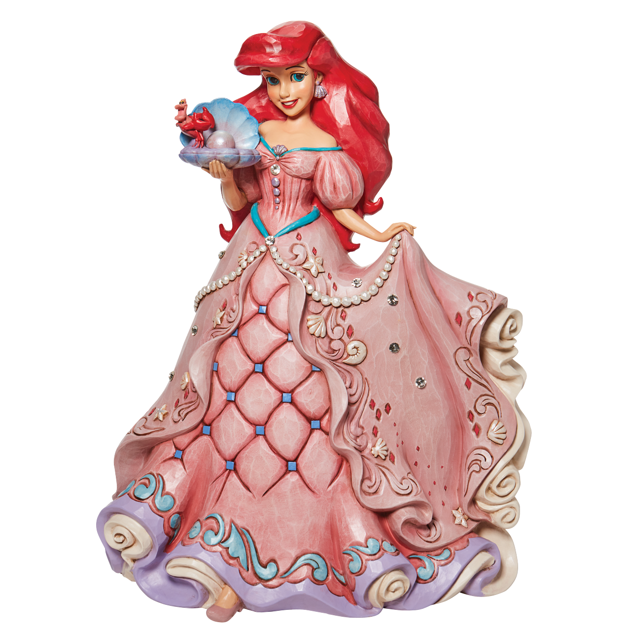 Diorama Rose La Belle Et La Bête - Disney Traditions