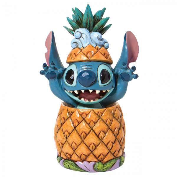 figurine Stitch dans un ananas Disney Traditions