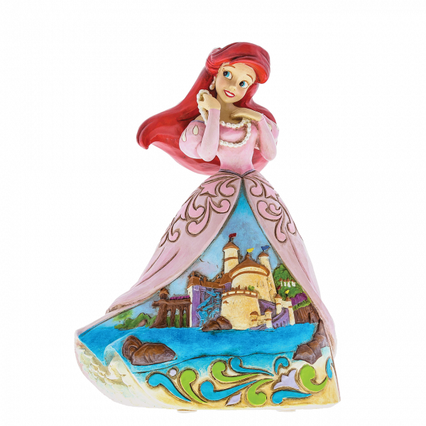 Ariel en robe décor Chateau Disney Traditions