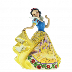 Blanche Neige en robe décor Chateau Disney Traditions