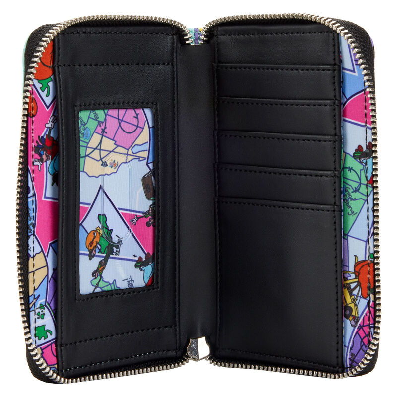 Loungefly Portafoglio Con Cerniera A Tema 'A Goofy Movie' - Multicolore, Bifold, Taglia Unica