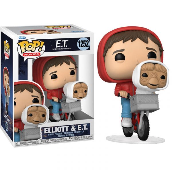 Figurine POP E.T. L'extra-terrestre 40ème Elliott & E.T