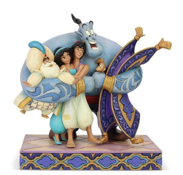 DISNEY - Aladdin - Câlin de Groupe - Statuette 20cm