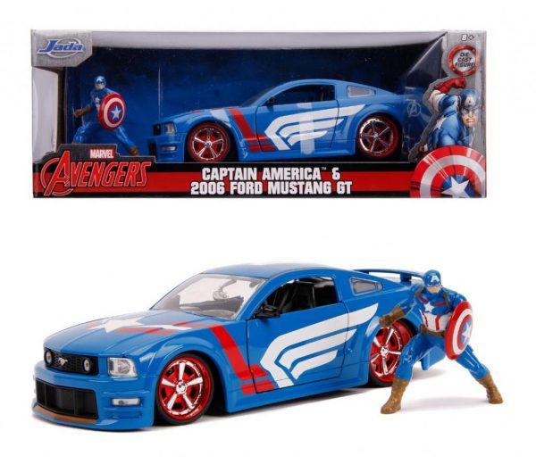 MARVEL - Captain America Ford Mustang GT - 1:24