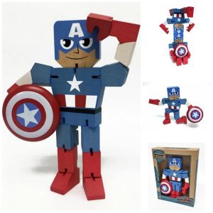 MARVEL - Wooden Figure - Captain America - 20Cm