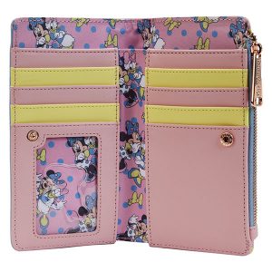 Portefeuille Loungefly Minnie Daisy Color Block Dots