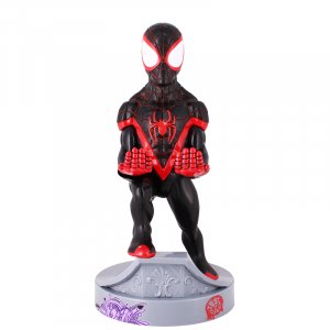 SPIDER-MAN MILES MORALES - Figurine 20cm - Support Manette & Portable