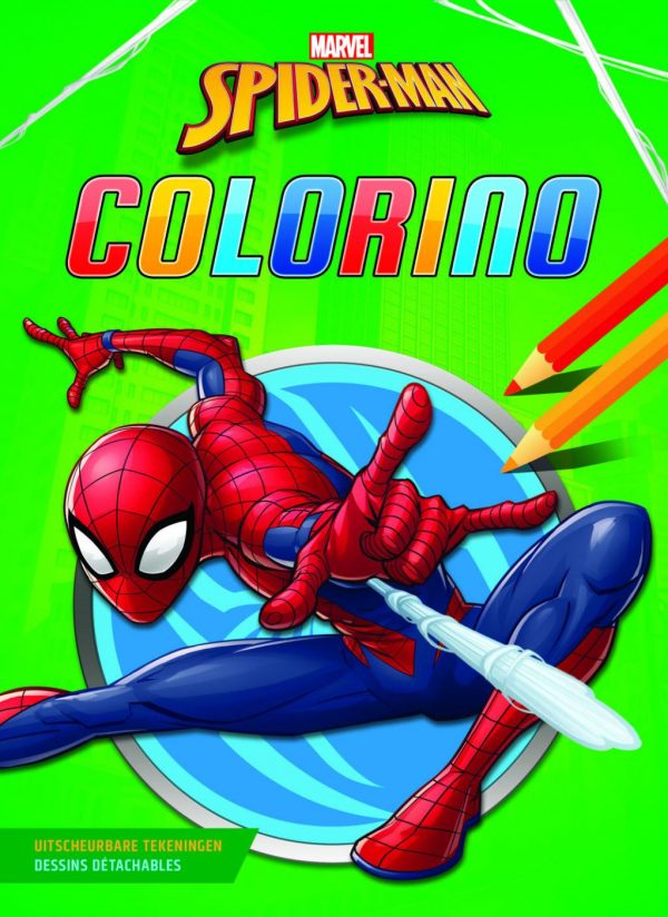 Spider-Man - Bloc de coloriage Colorino