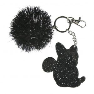 DISNEY - Minnie Black - Porte-clés avec pompon