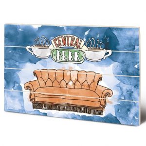 FRIENDS - Central Perk Sofa - Impression sur bois 40x59cm