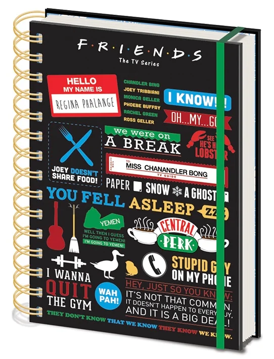 FRIENDS - Notebook A5 - Infographic