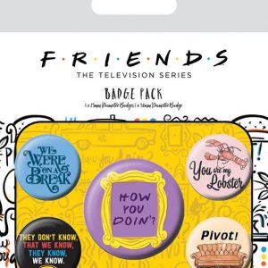 FRIENDS - Pack de 5 badges - Quotes