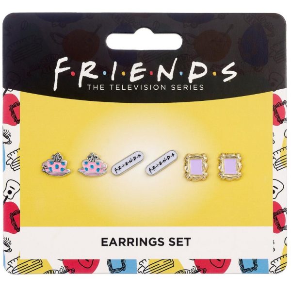 FRIENDS - Set de 3 Boucles d'oreilles