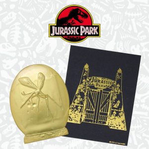 JURASSIC PARK - Pin's collector plaqué or 24K