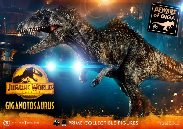 JURASSIC WORLD DOMINION - Giganotosaurus - Statuette 48cm