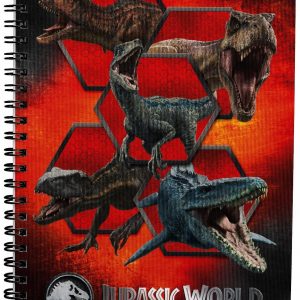 JURASSIC WORLD - Effet 3D Carnivores - Cahier