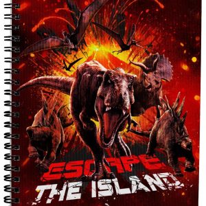 JURASSIC WORLD - Effet 3D Escape The Island - Cahier
