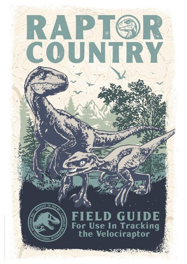 JURASSIC WORLD - Raptor Country - Art Print - Edition Limitée 'A3'