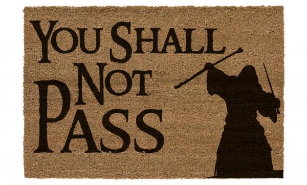 LORD OF THE RINGS - You Shall Not Pass - Paillasson '60x40x2cm'