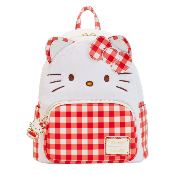 Sac à dos Loungefly Hello Kitty Gingham Cosplay