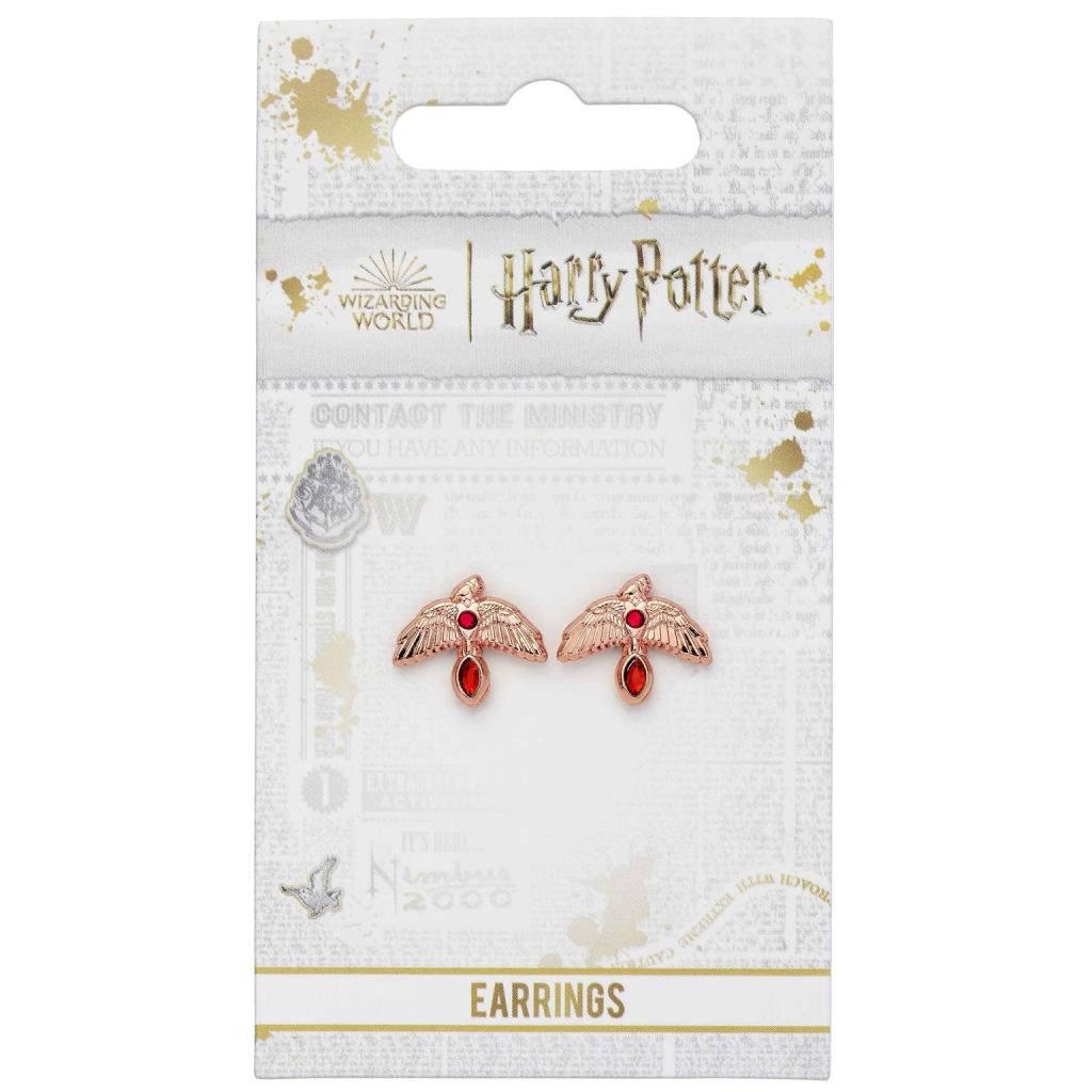 Boucles d'oreilles Harry Potter Magic Academia pour femmes, pendentif vif d' or, goujon de cheminée, accessoires de mode, cadeaux - AliExpress