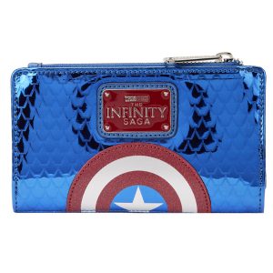 Portefeuille Loungefly Marvel Captain America Shine