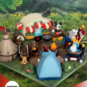 DISNEY - Dingo & Donald Duck - Diorama D-Stage Campsite Series 10cm