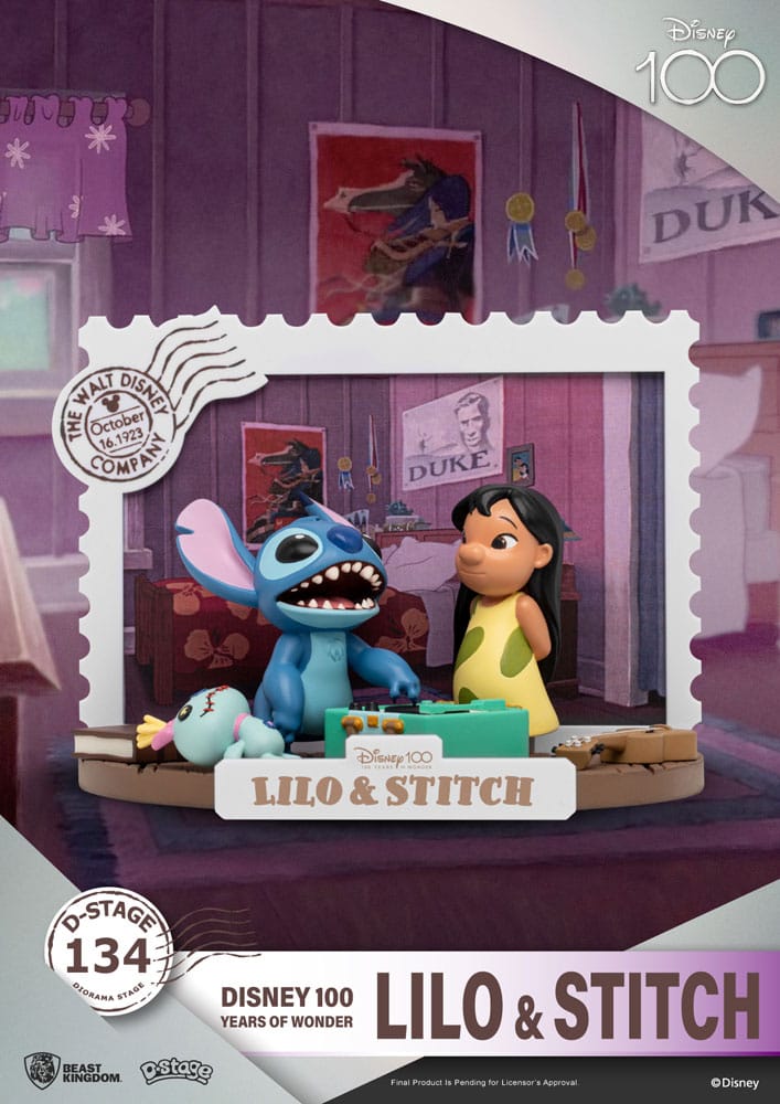 Disney-Décoration de banque d'épargne Stitch Super-man, ensemble