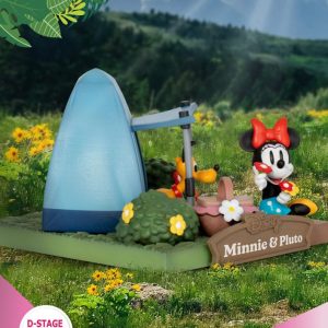 DISNEY - Mini & Pluto - Diorama D-Stage Campsite Series 10cm