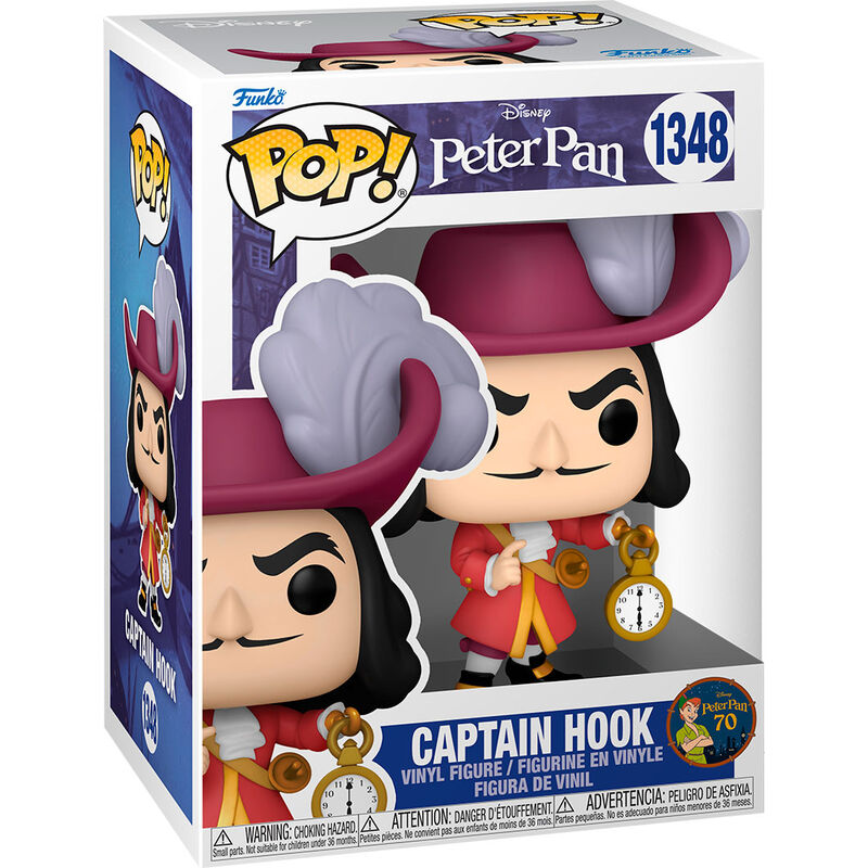 Peter Pan 70eme Anniversaire - POP N° 1348 - Capitaine Crochet - Magic  Heroes