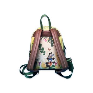 Disney Loungefly Sac à dos et portefeuille Mickey & Friends Jungle Expedition Exclu