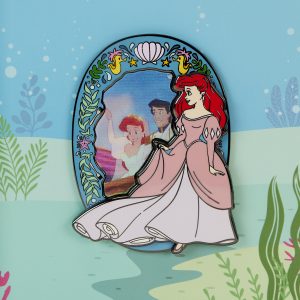 Disney Loungefly Pin 7,5 CM Little Mermaid Princess Lenticular