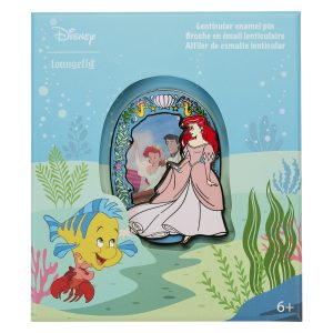 Disney Loungefly Pin 7,5 CM Little Mermaid Princess Lenticular