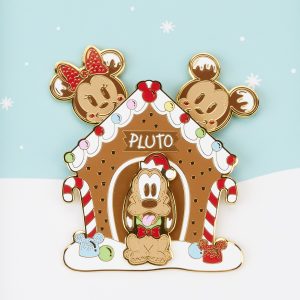 Disney Loungefly Pin Mickey & Friends Pluto House 8CM