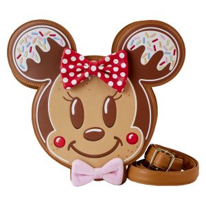 Disney Loungefly Sac à bandoulière Mickey & Friends Gingerbread Cookie Figural