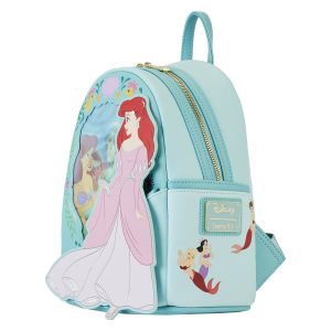 Disney Loungefly mini Sac à Dos Little Mermaid Princess Lenticular