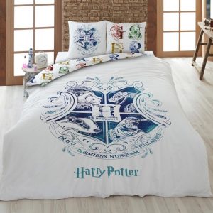 HARRY POTTER - Parure de lit 140x200cm - Hogwarts W. '100% Coton'