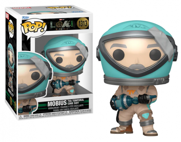 Funko Pop! Marvel: Loki - Mobius - (TVA Temporal Core Suit) - Figurine en Vinyle à Collectionner - Idée de Cadeau - Produits Officiels - Jouets pour les Enfants et Adultes - TV Fans