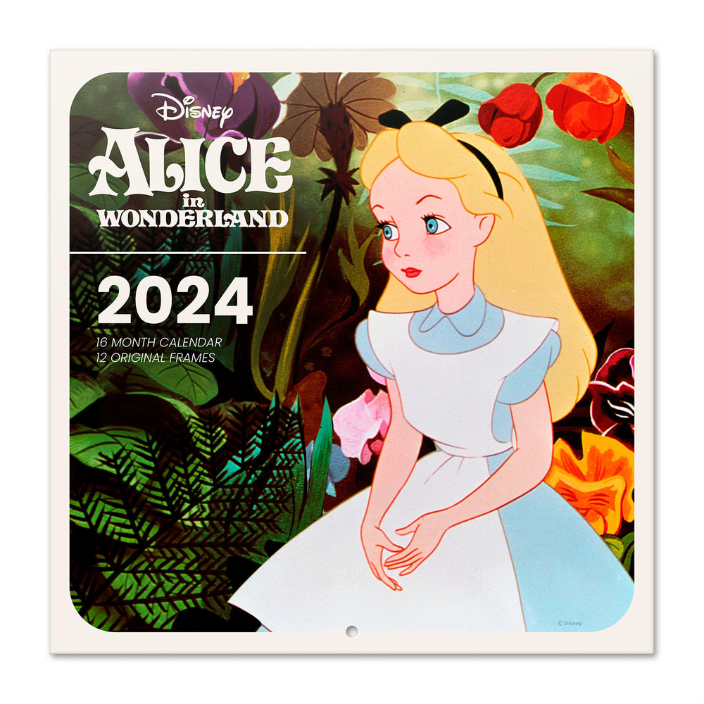 ALICE AUX PAYS DES MERVEILLES - Calendrier Mural 2024 - Magic Heroes