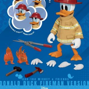 DISNEY - Donald Duck Fireman - Dynamic Action Heroes 1/9 - 24cm